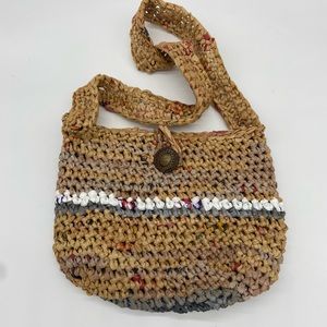 Recycled Upcycled Plastic Bag Shoulder Bag